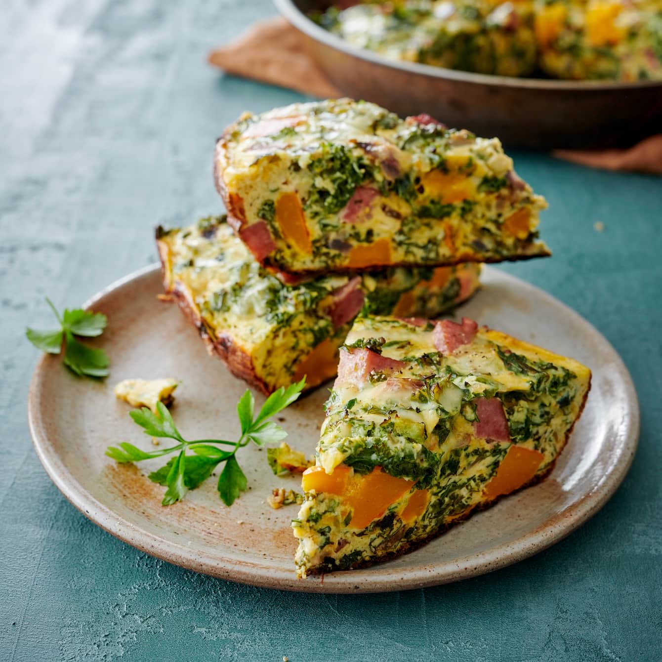 Frittata met rookworst