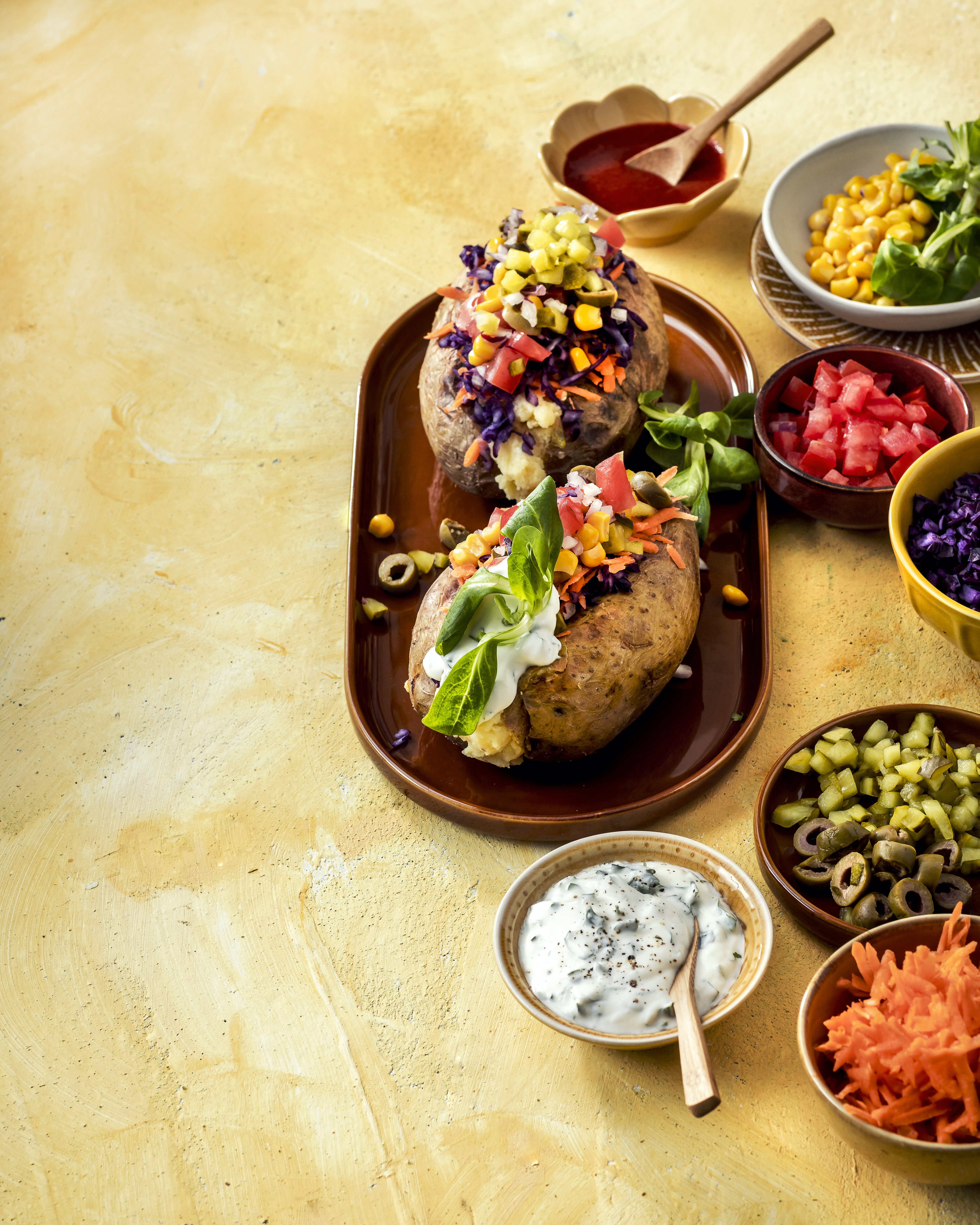 Turkse gevulde aardappel