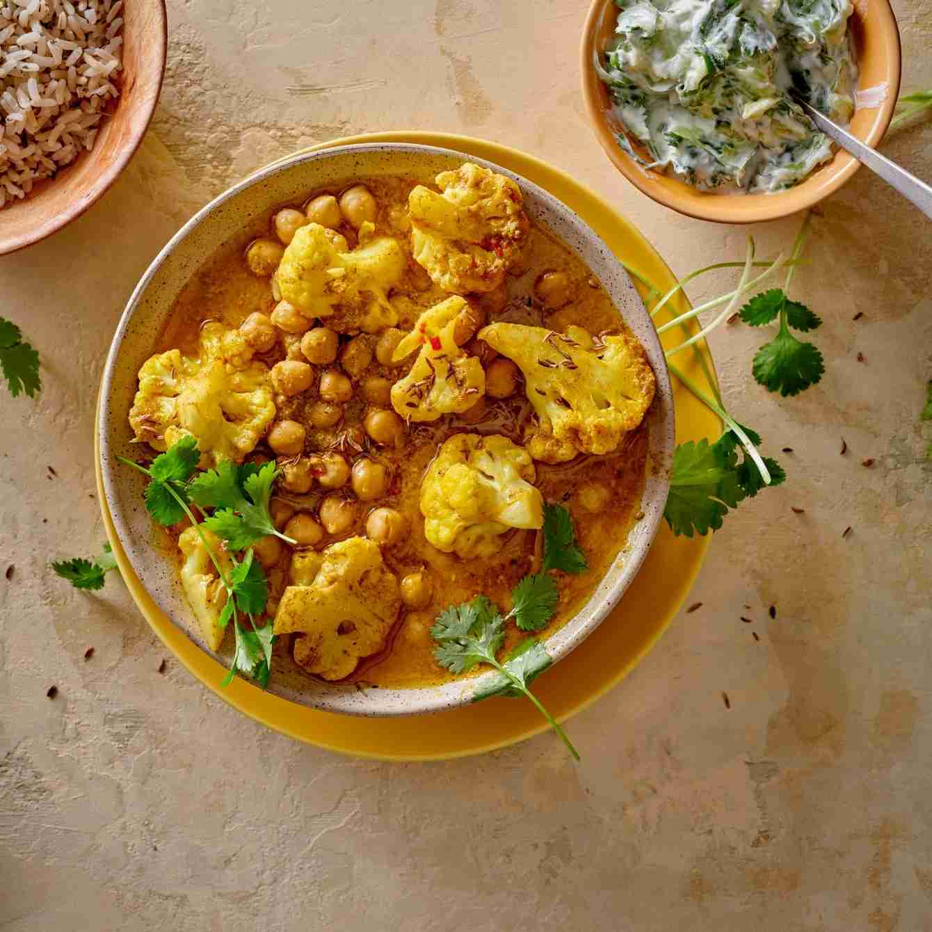 Indiase bloemkoolcurry