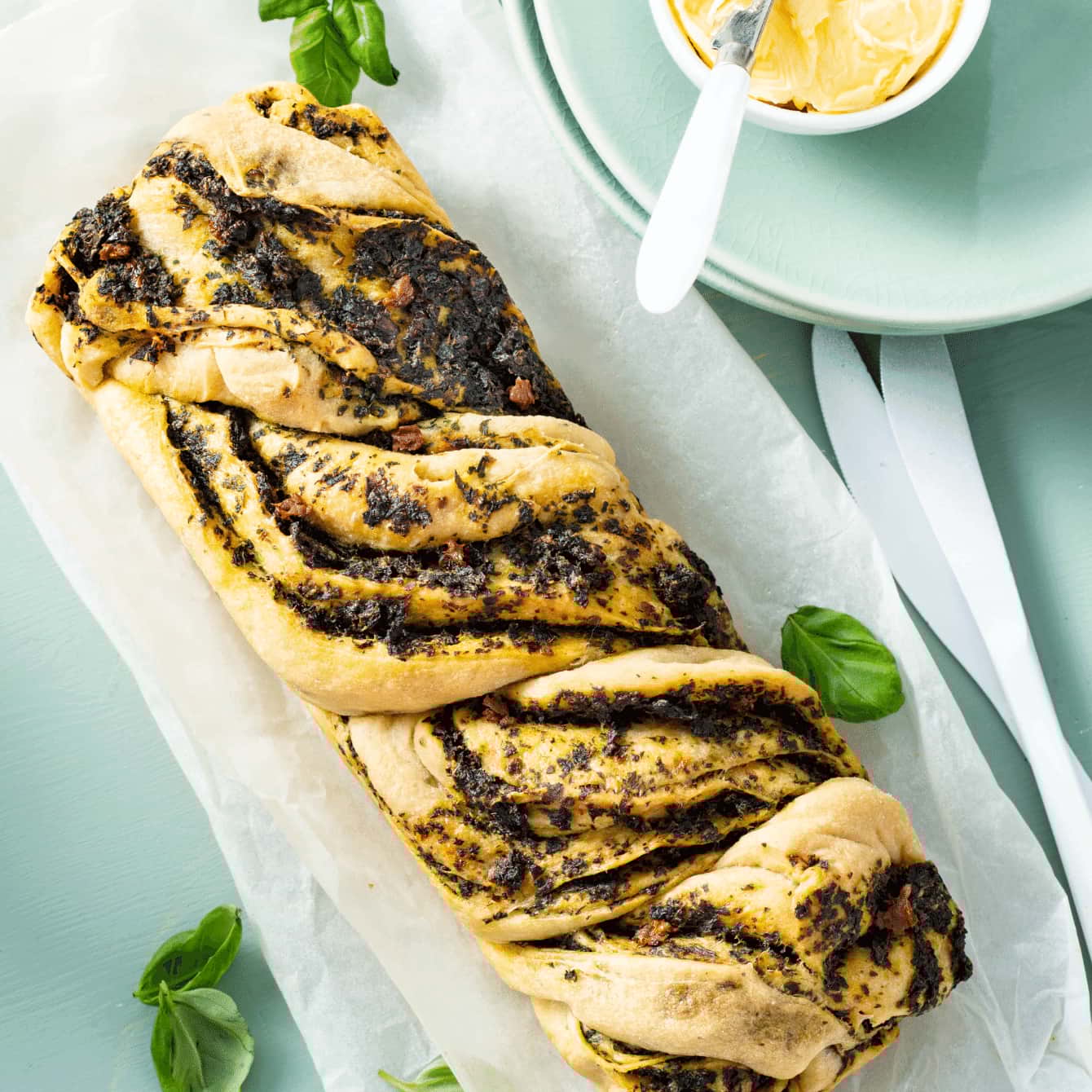 Spinazie tomaat basilicum babka