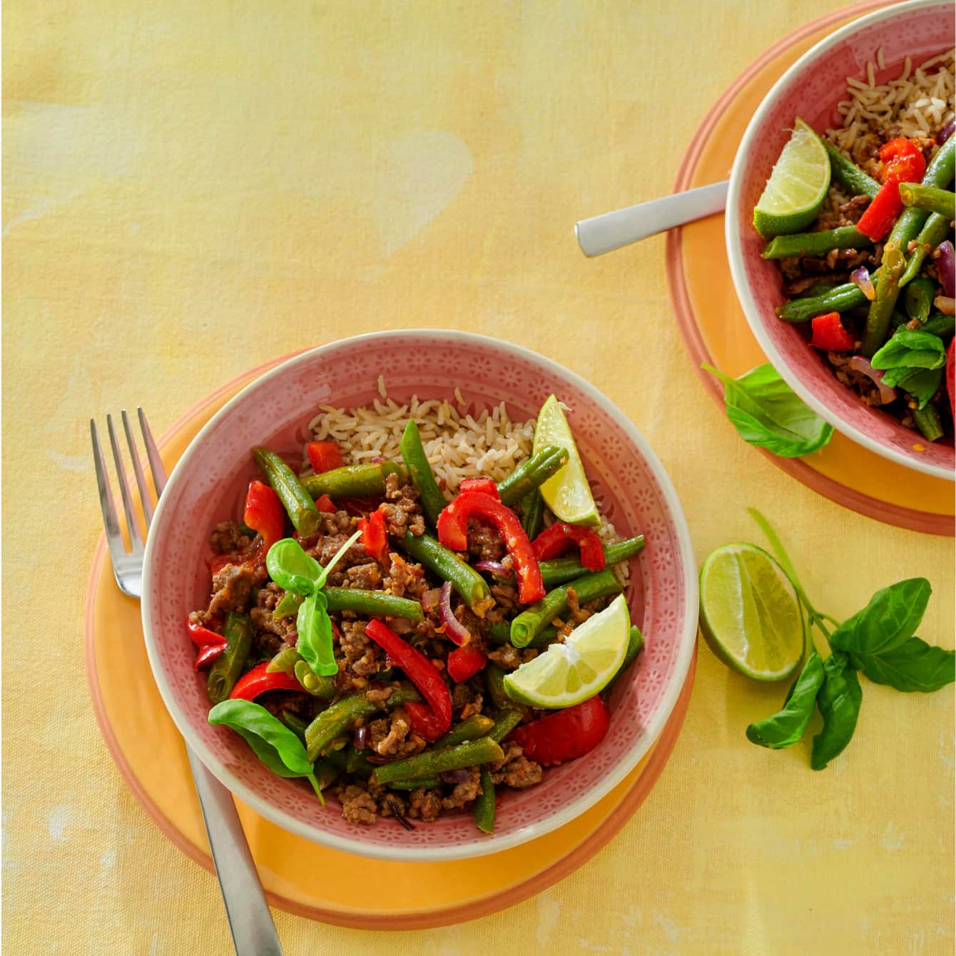 Snelle Aziatische chili met gehakt en boontjes