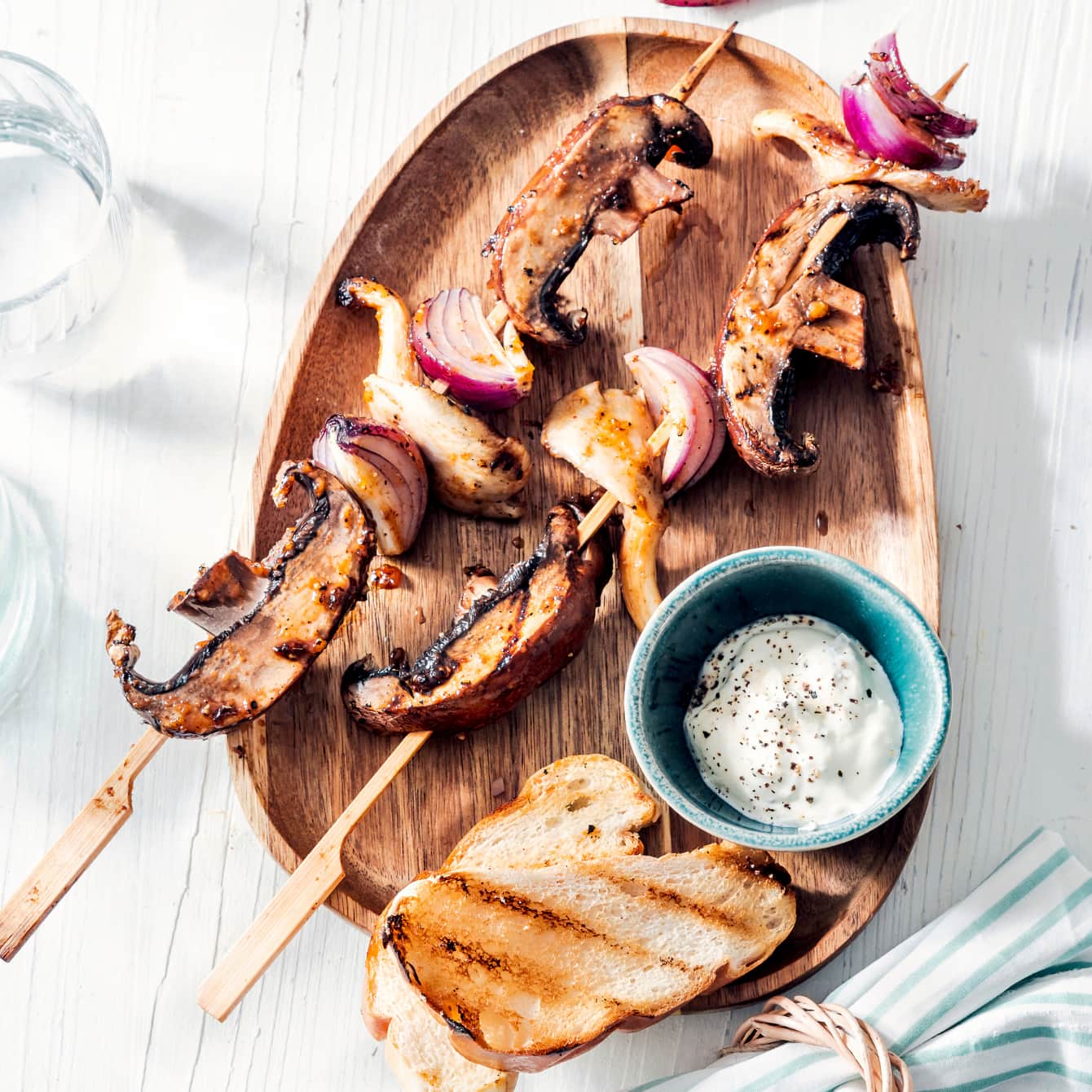 Krokante champignon shoarma