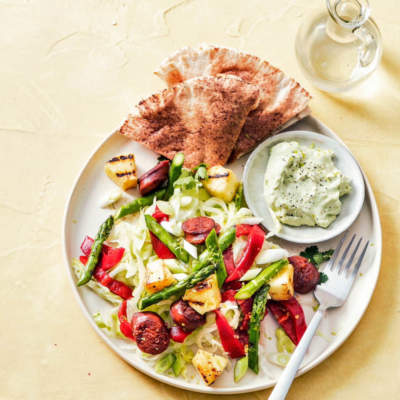 Salade met een Mexicaans tintje