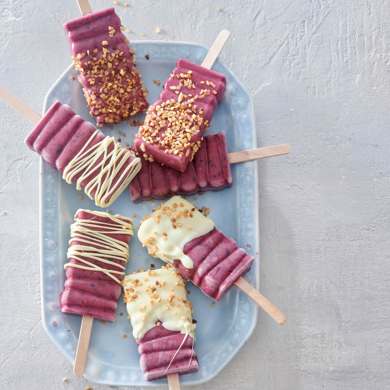 Yoghurtijsjes met fruit