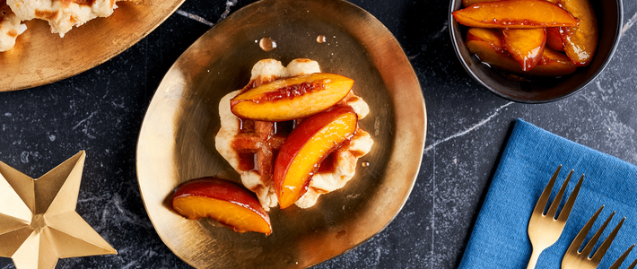 Luikse wafels met pruimen