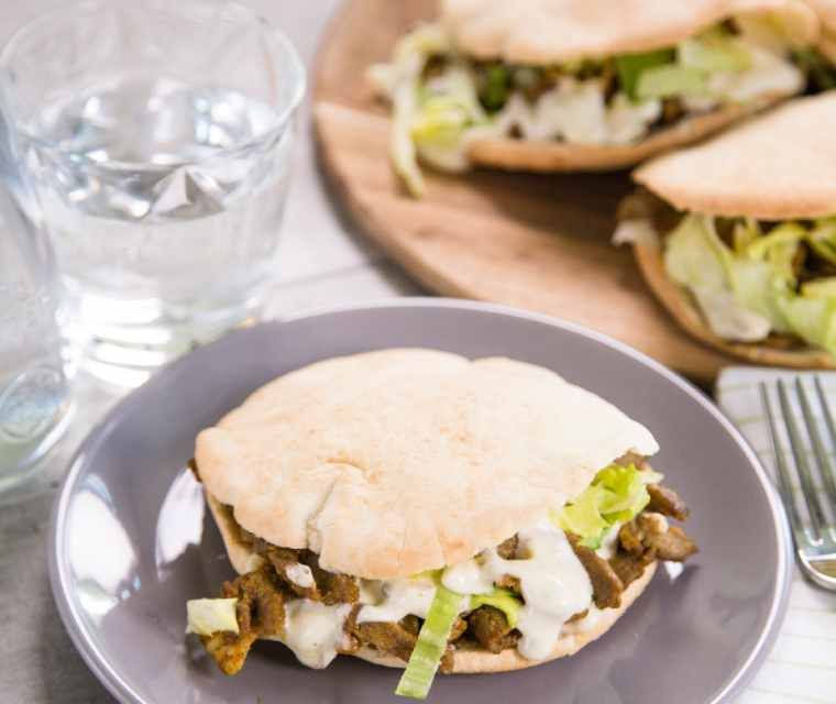 Maaltijdpita's met shoarma