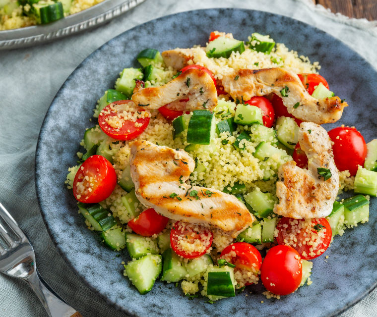 Gegrilde kip met tabouleh