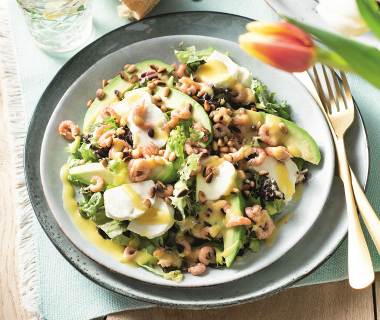 Salade van Hollandse garnalen
