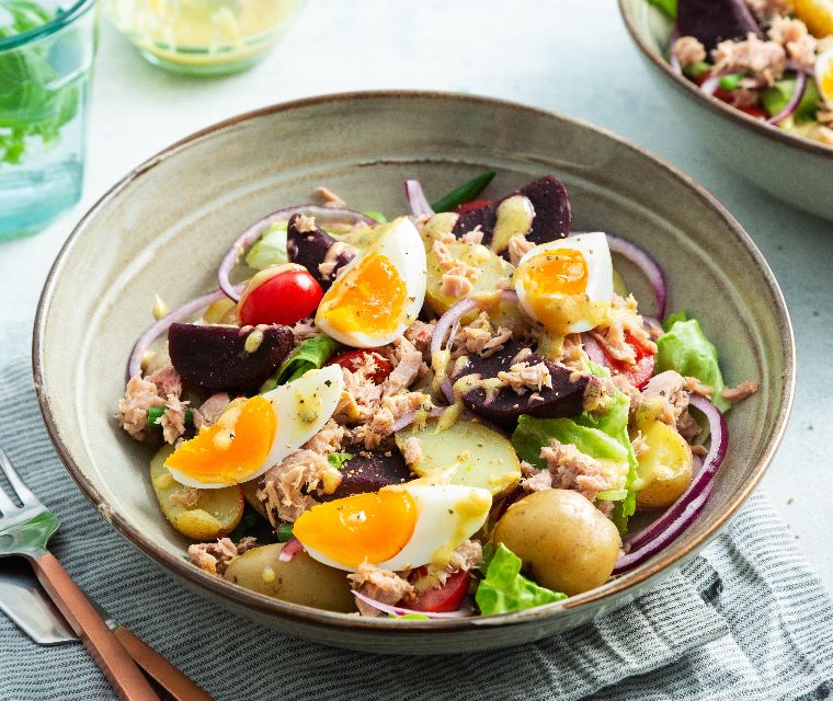 Salade Nicoise met bietjes