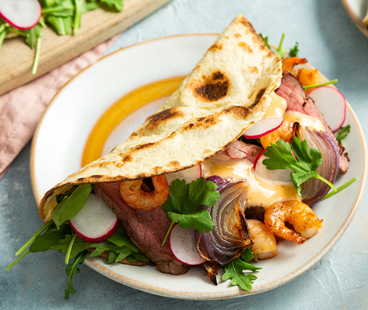 Surf & turf taco’s