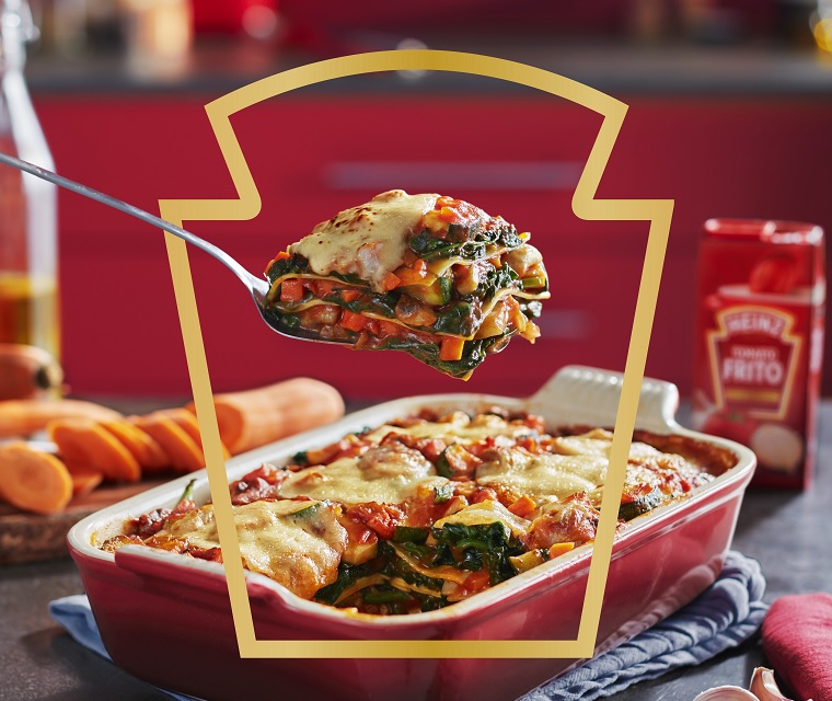 Groentelasagne met Heinz Frito