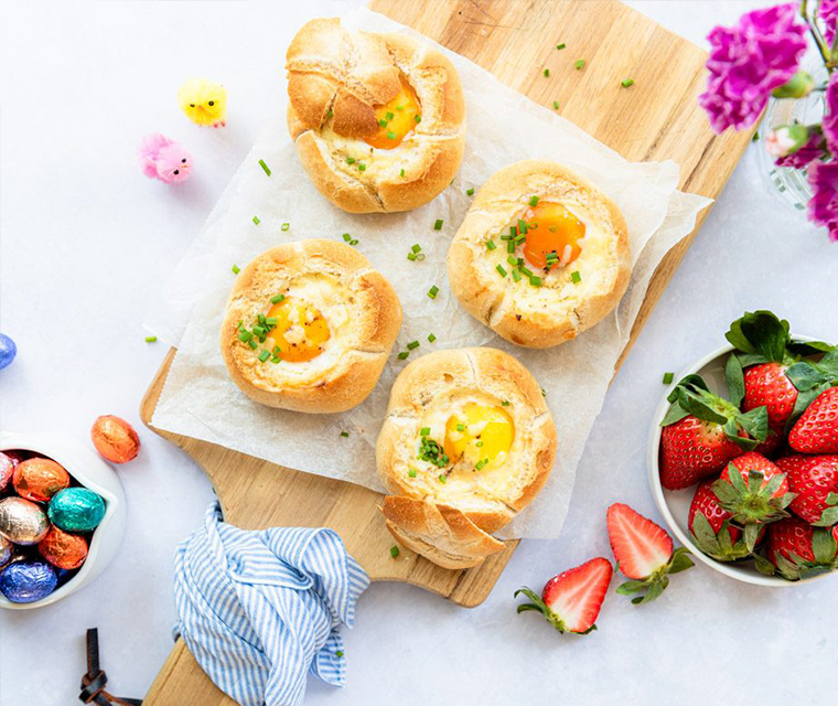 Broodje gevuld met ei van Eef Kookt Zo