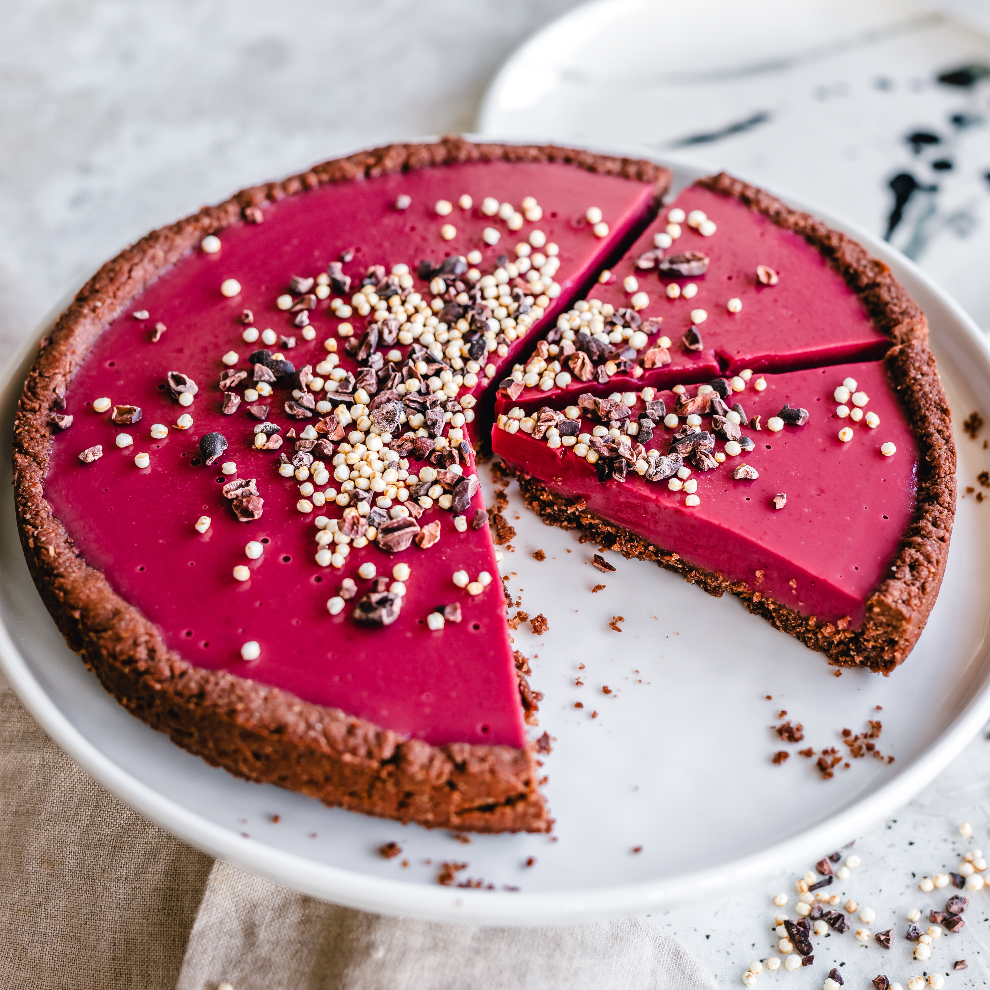 Kersen-chocoladetaart