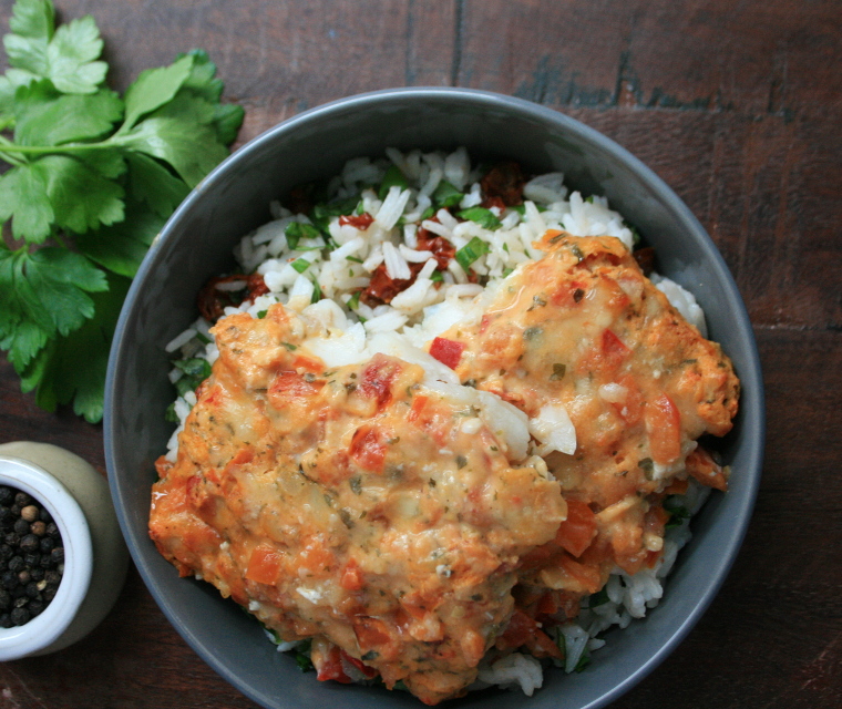 Iglo Fish Cuisine Italiano met verse rijstsalade