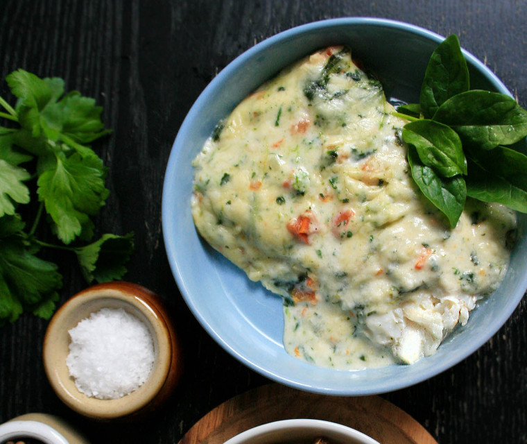 Iglo Fish Cuisine Florentine met ovengebakken aardappeltjes