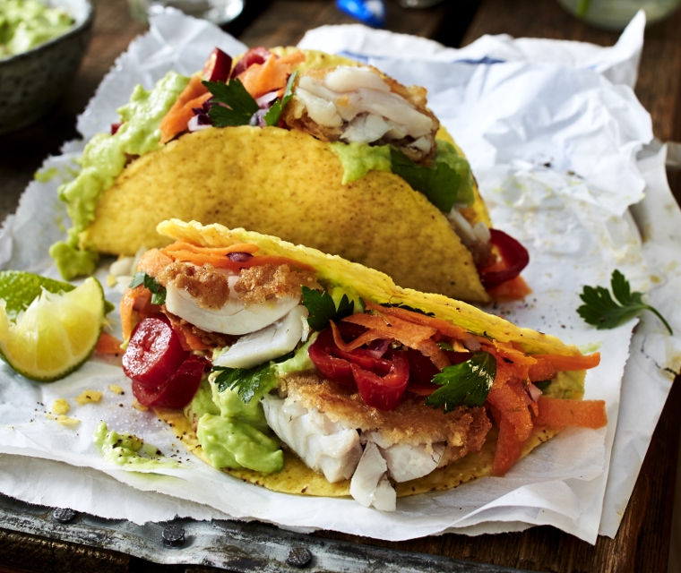 Taco's met lekkerbekjes