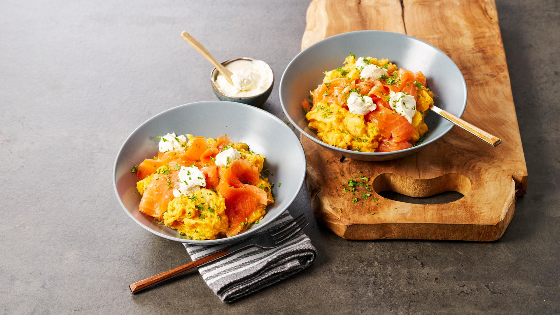 Pittige stamppot van zuurkool met banaan en gele curry