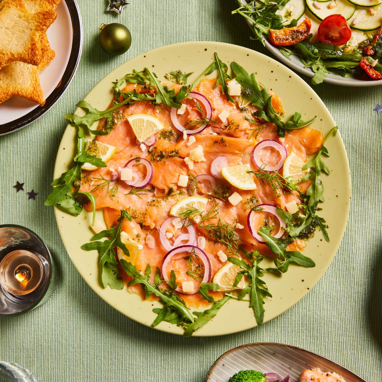 Zalmcarpaccio met dille