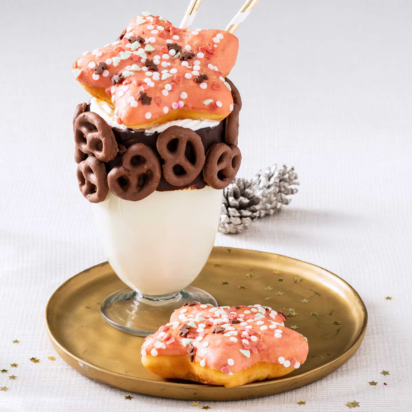 Witte chocolade freakshake