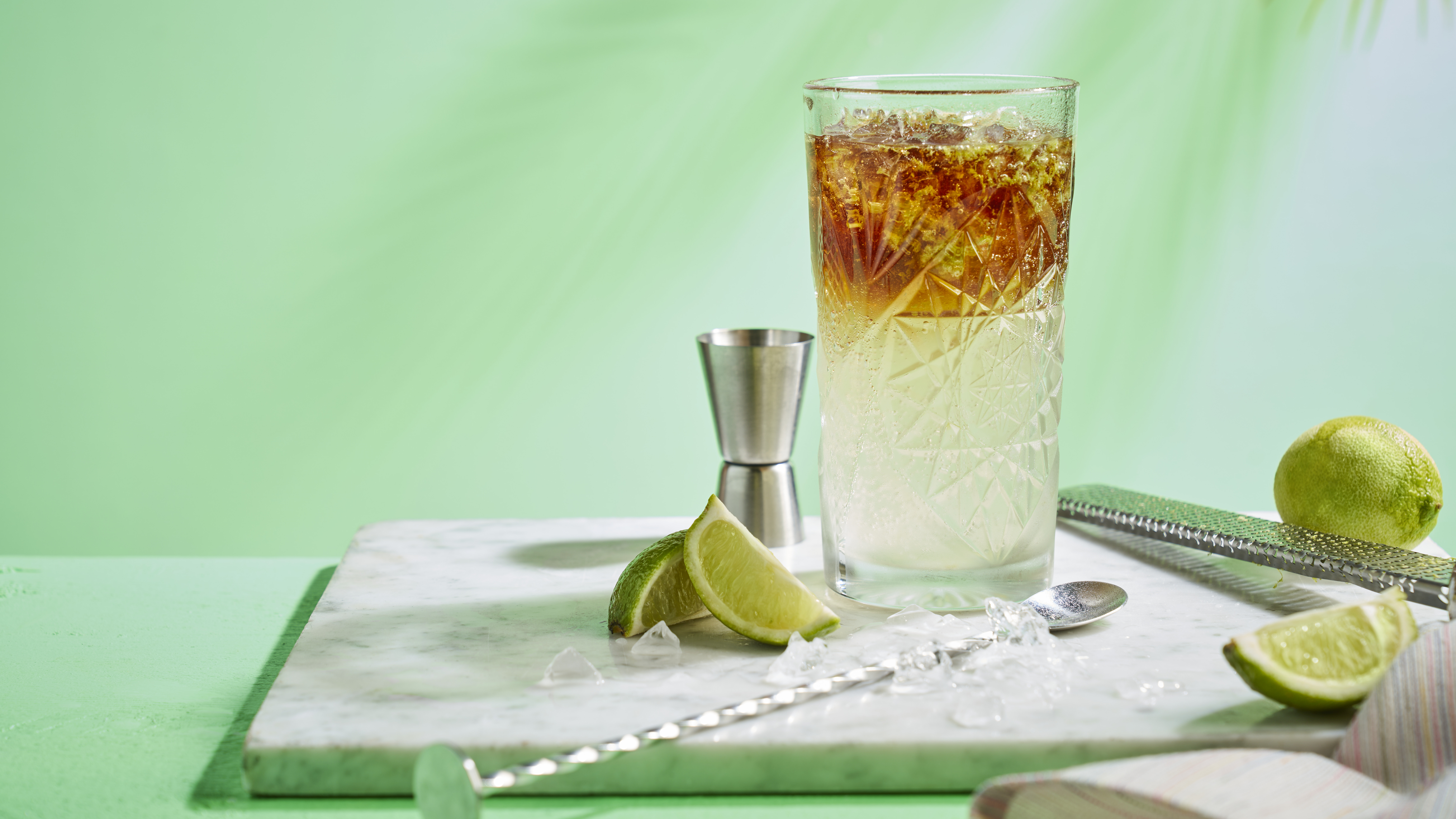 Dark and Stormy Cocktail