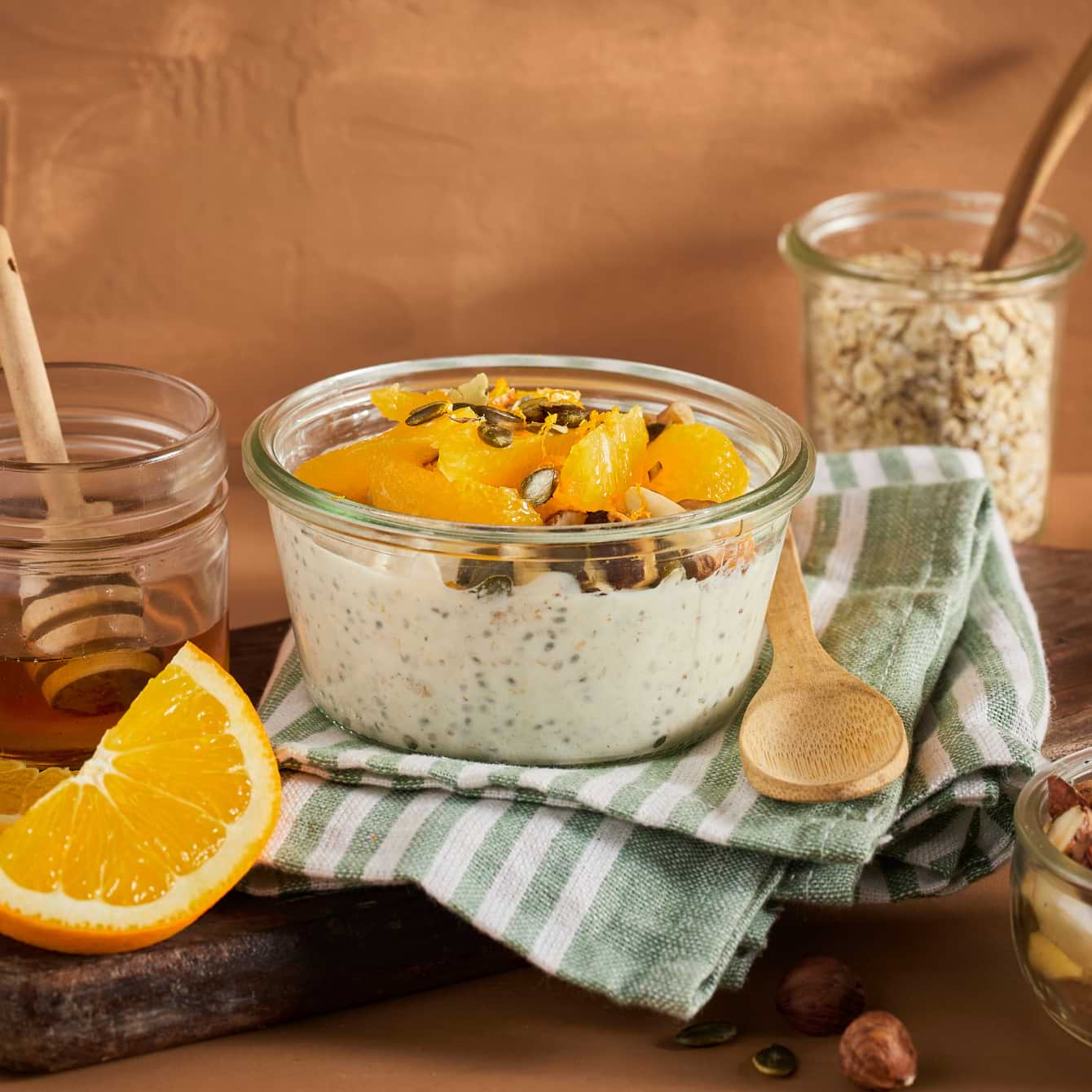 Overnight oats - Noten boost