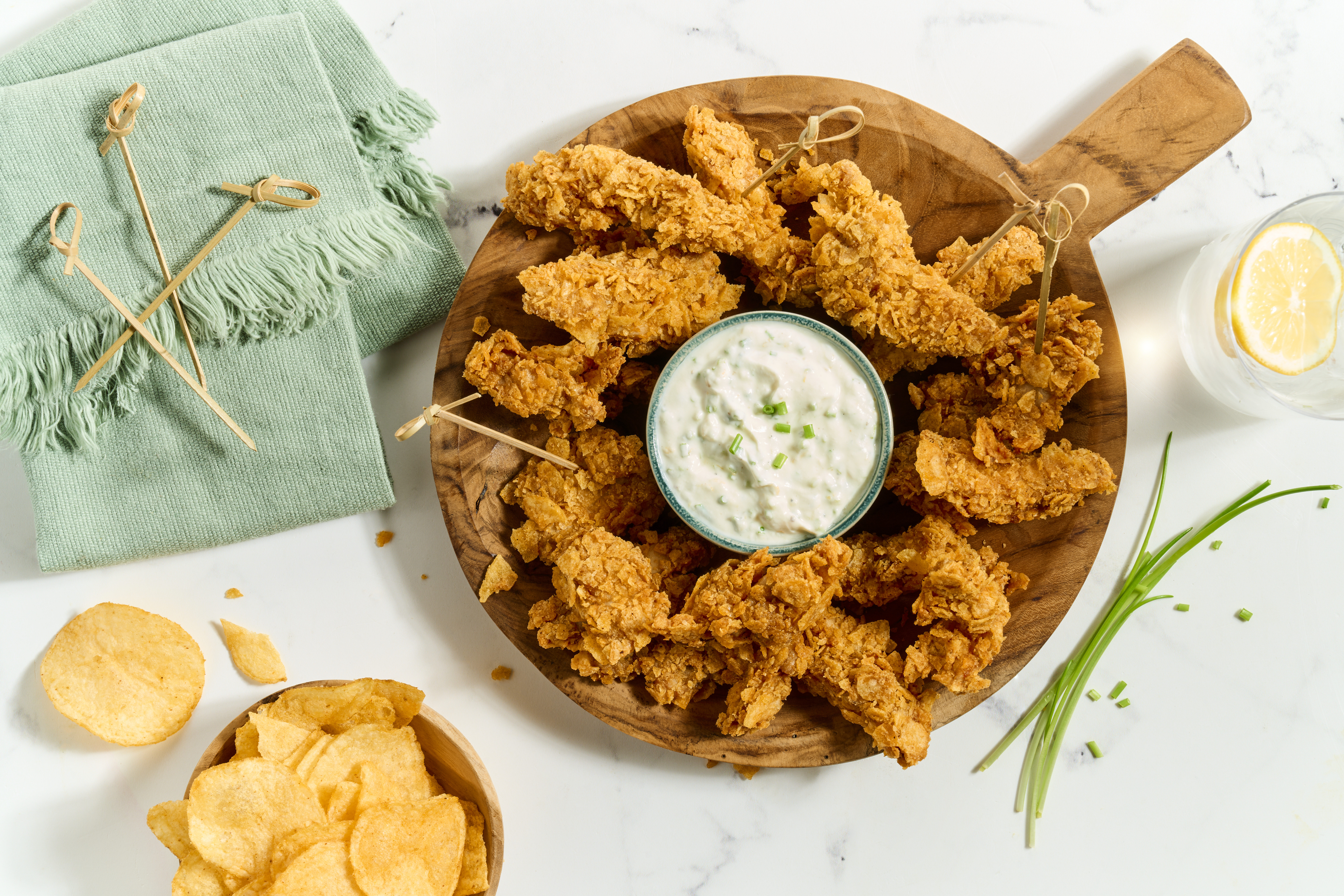 Krokante bolognese kipnuggets