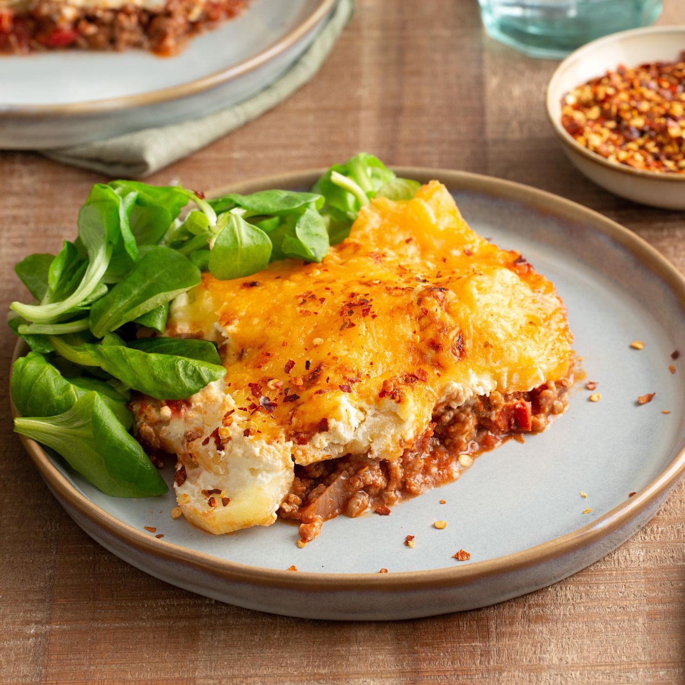 Lidewijdes moussaka met aardappelen