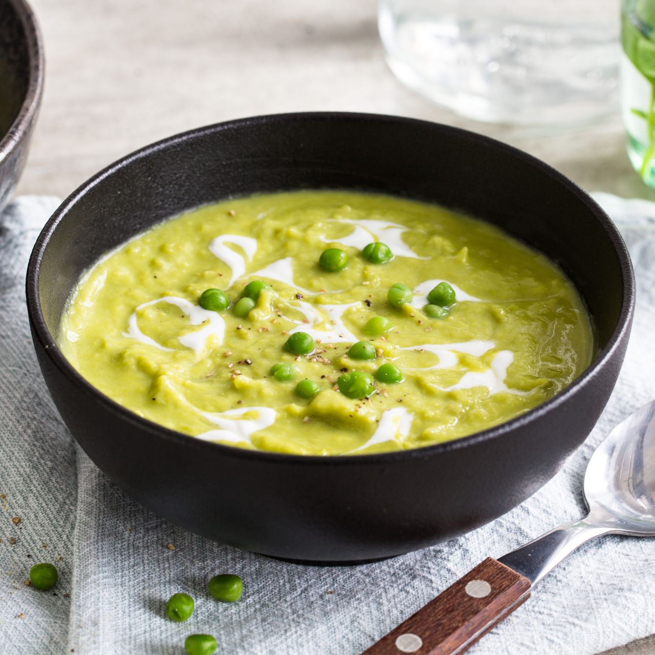 Anne's romige tuinerwten maaltijdsoep