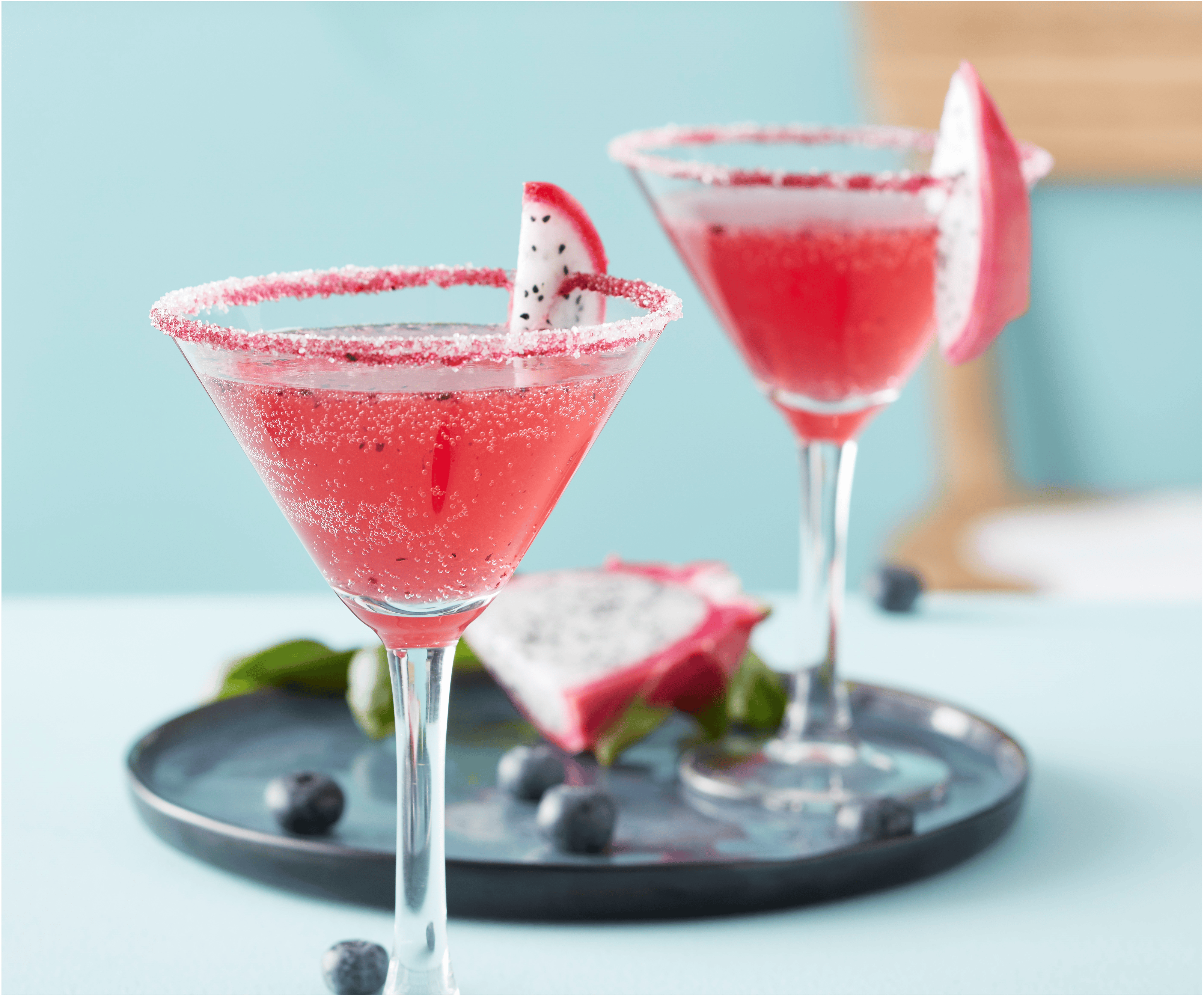 Purple rain cocktail