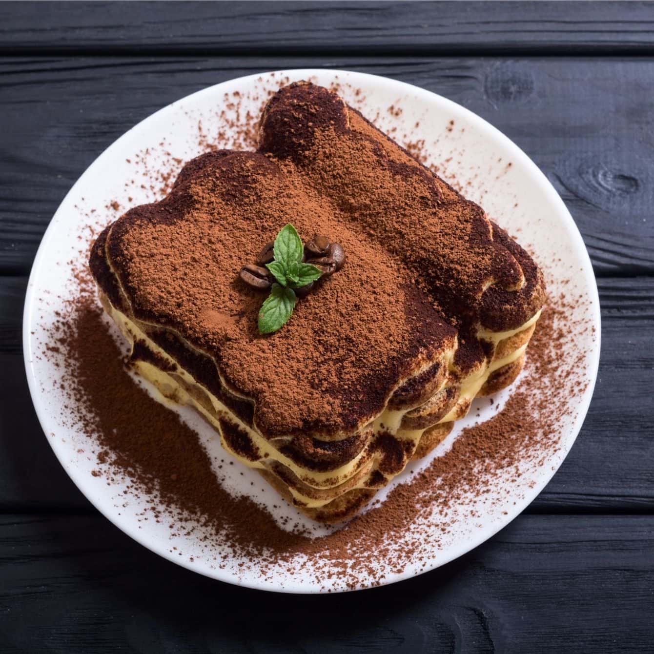 Hollandse Trifle van lange vingers en mascarpone