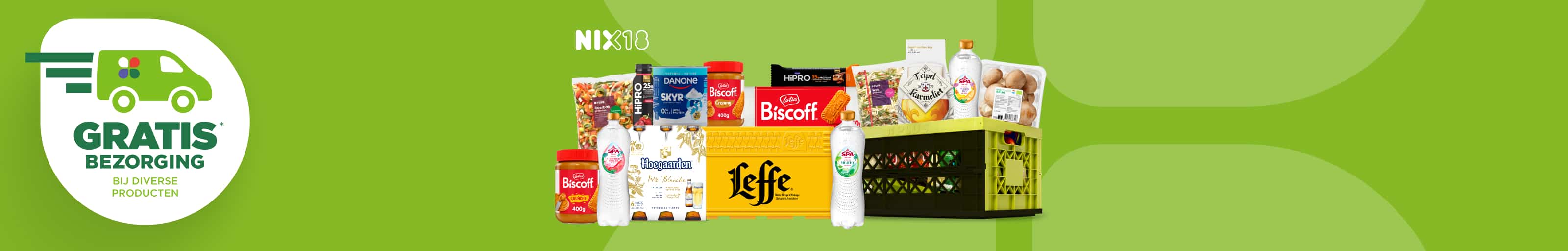 Gratis bezorging op verschillende producten