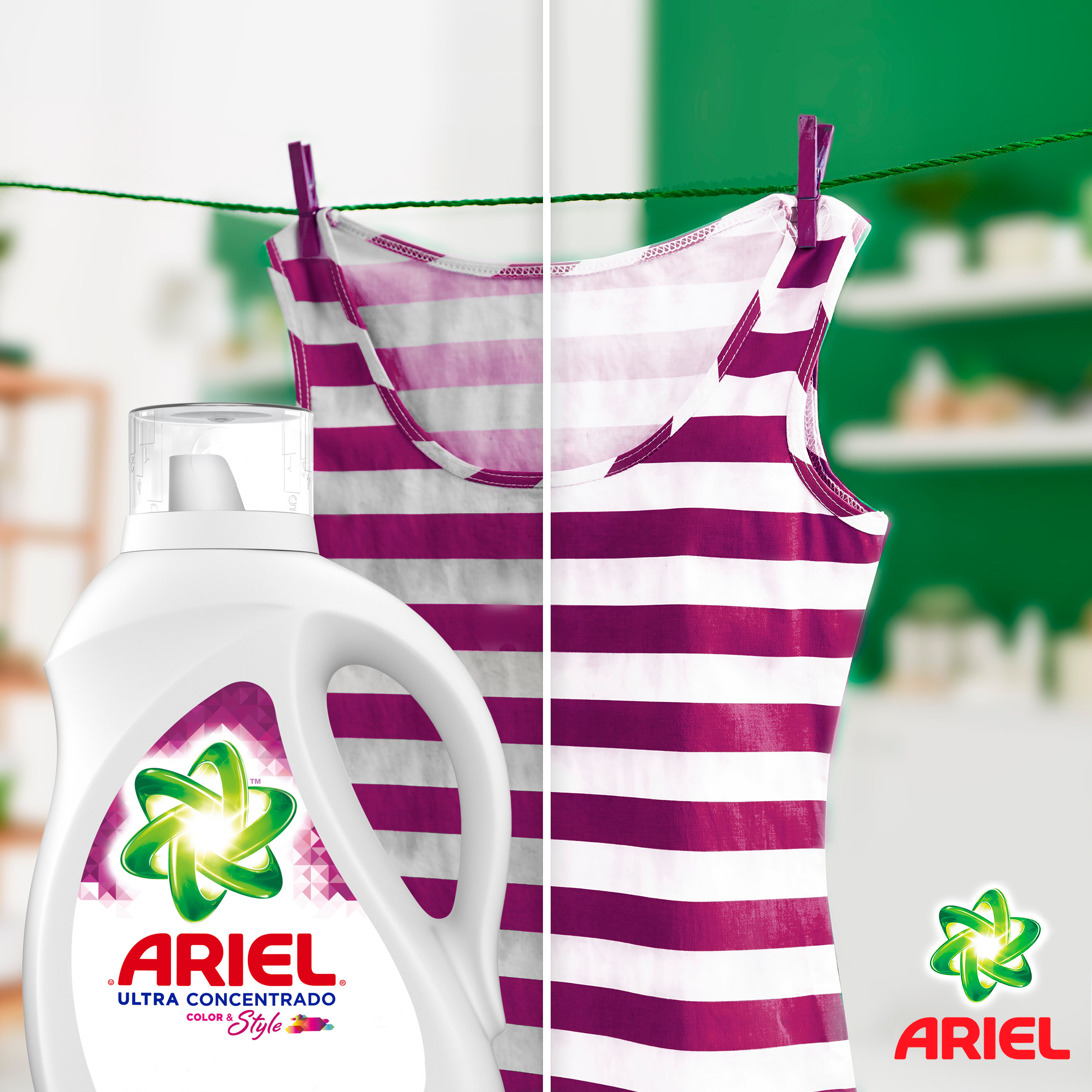 Detergente líquido para la ropa Ariel ultra concentrado SI2