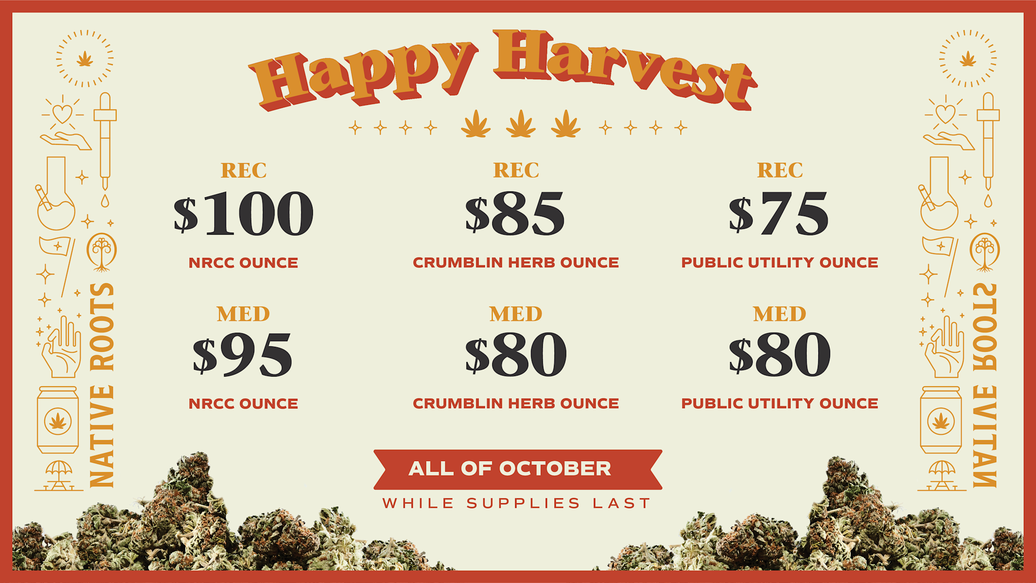 Flower Deals all October