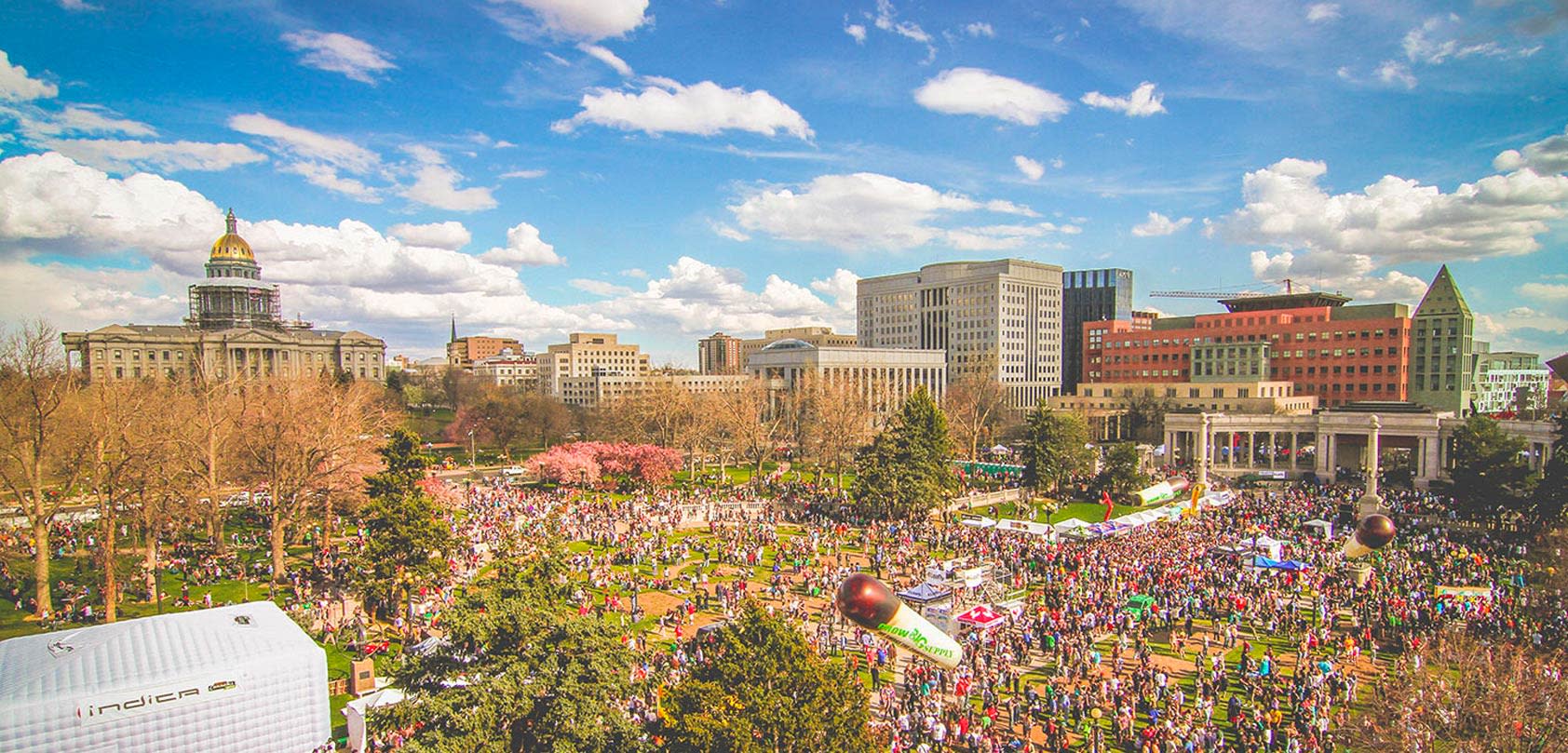 Native Roots Dispensary 420 Rally in Civic Center Park Denver Colorado 2016
