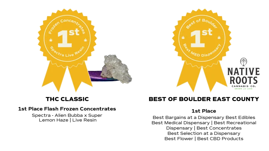 Award Winners THC classis, Best of Boulder, THC Classic 