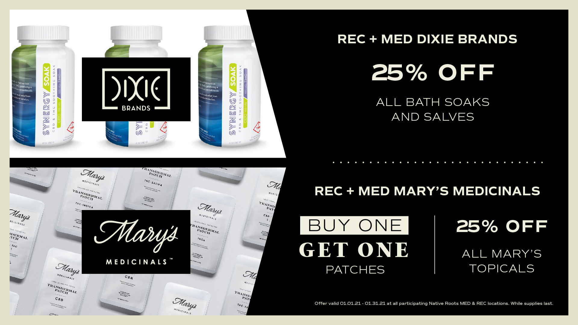 Dixie and Mary's January