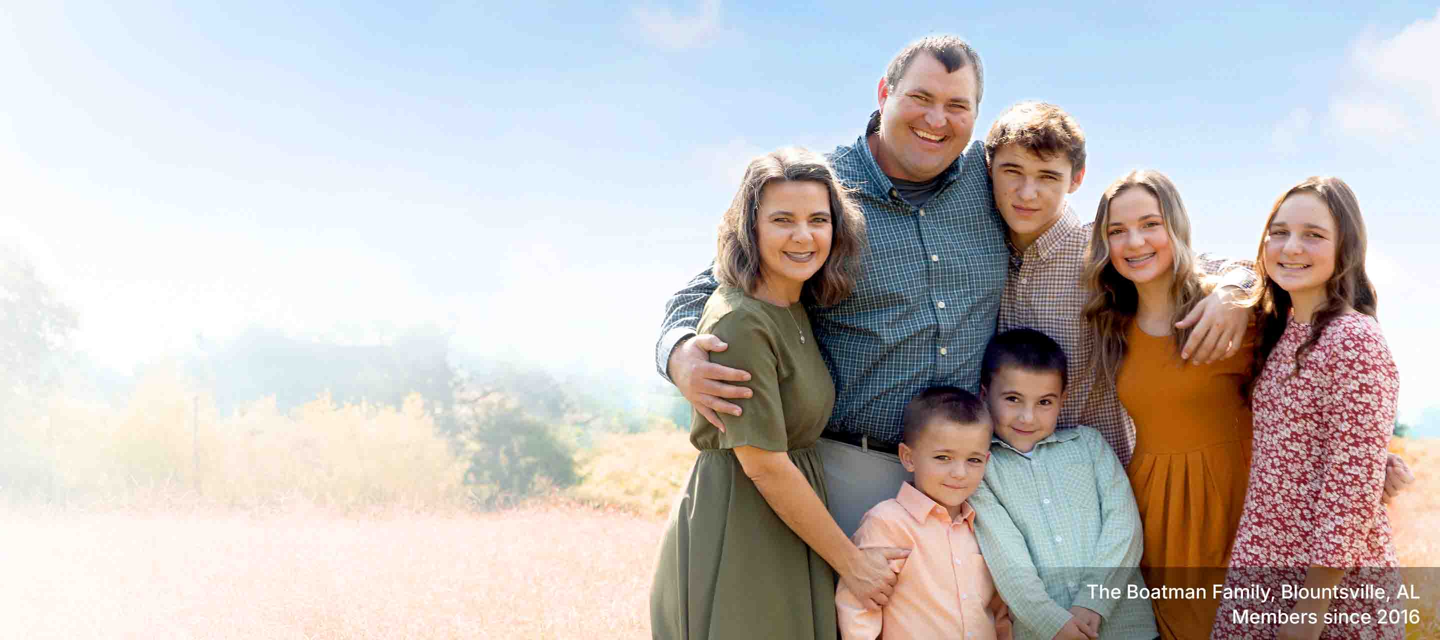 The Boatman Family, Blountsville, AL Members since 2016