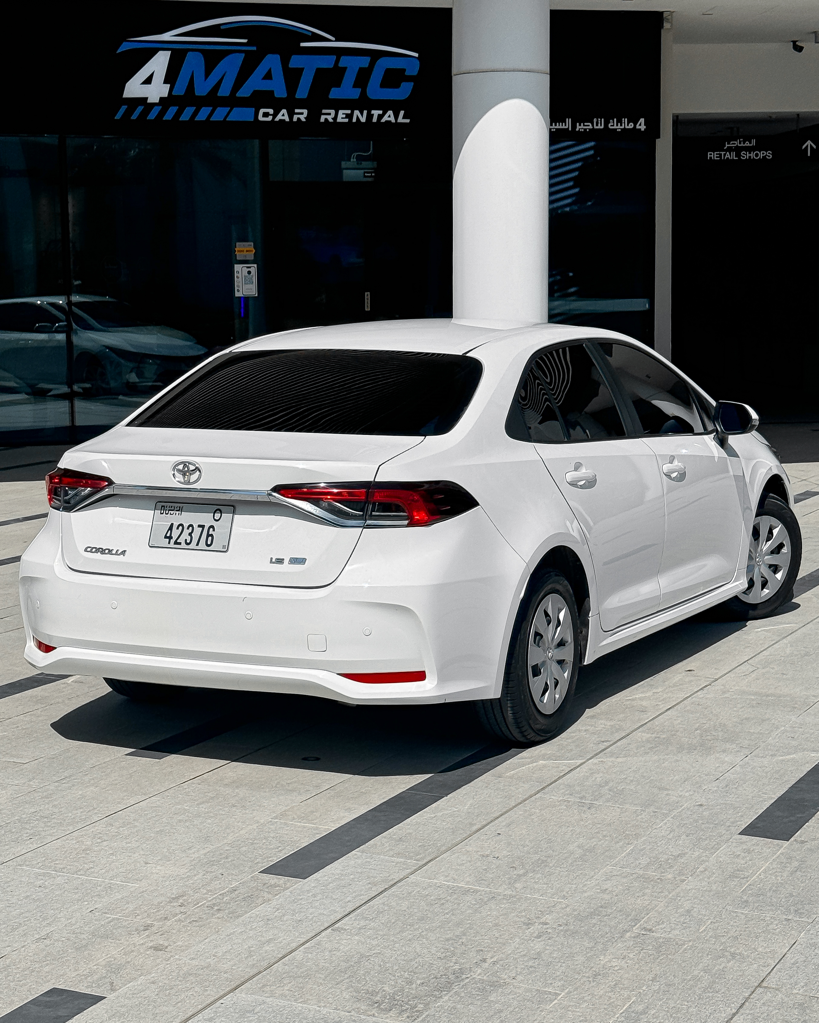 2023 Toyota Corolla White - Effortless Elegance 2023 for rent in Dubai — thumbnail 2