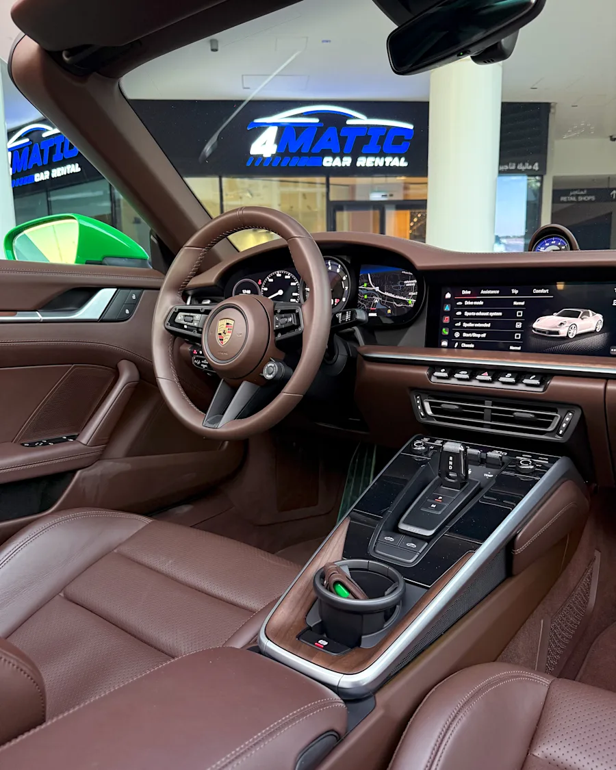 2022 Porsche Targa 4 Green 2022 for rent in Dubai — photo 10 of 10