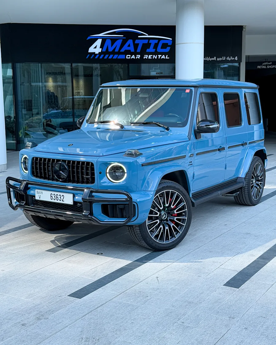 Mercedes-AMG G63 China Blue 2025 2025 for rent in Dubai โ photo 1 of 3