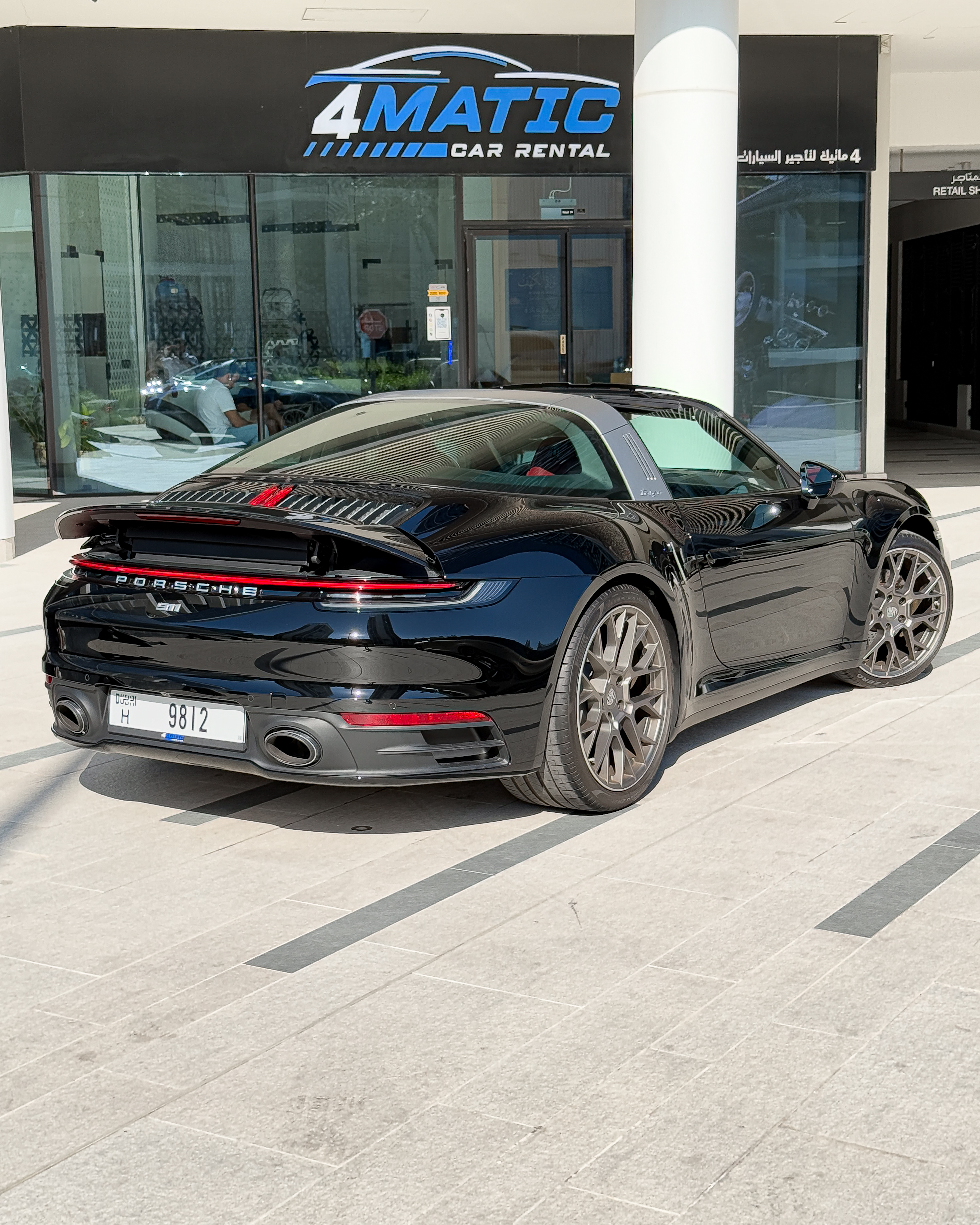 Porsche 911 Targa Black 2024 2024 for rent in Dubai — thumbnail 3