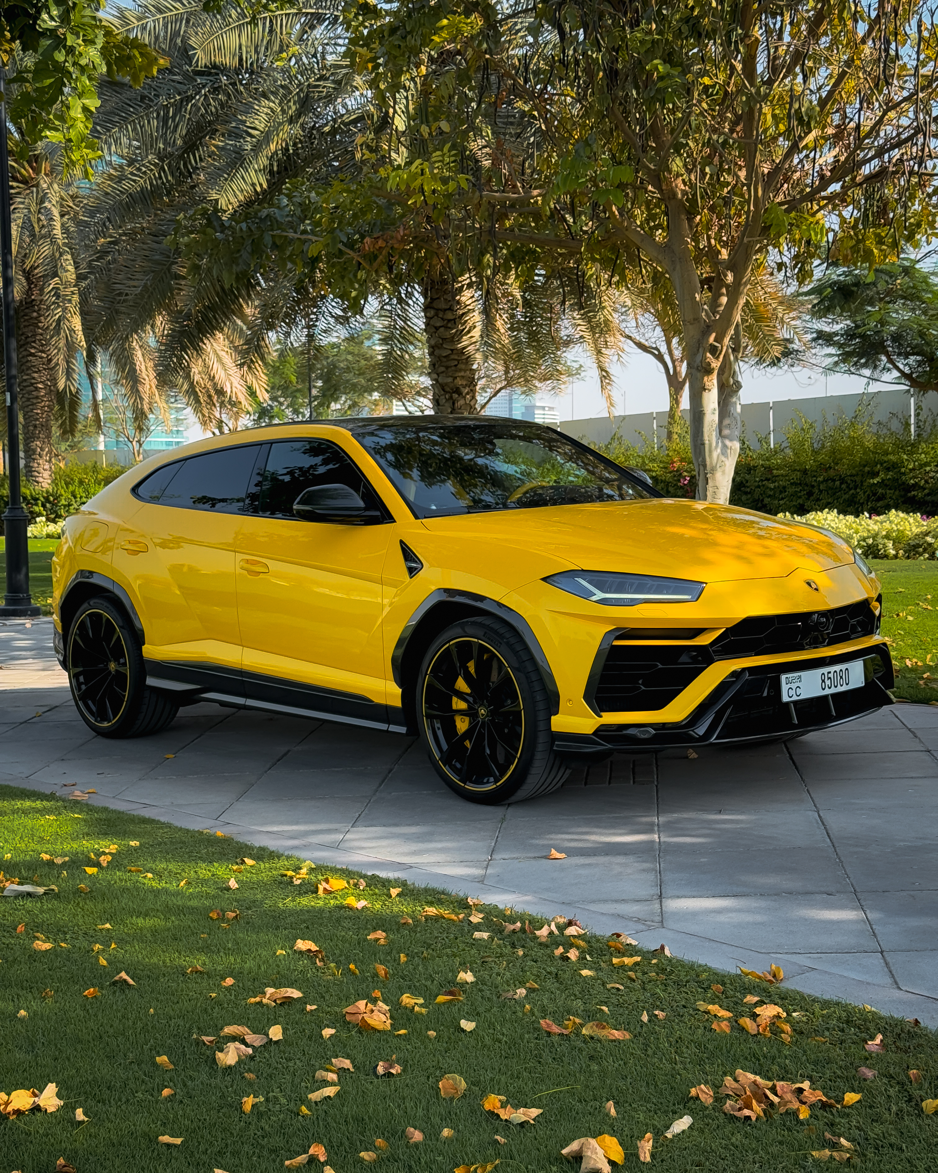 Lamborghini Urus Yellow 2021 2021 for rent in Dubai — thumbnail 5