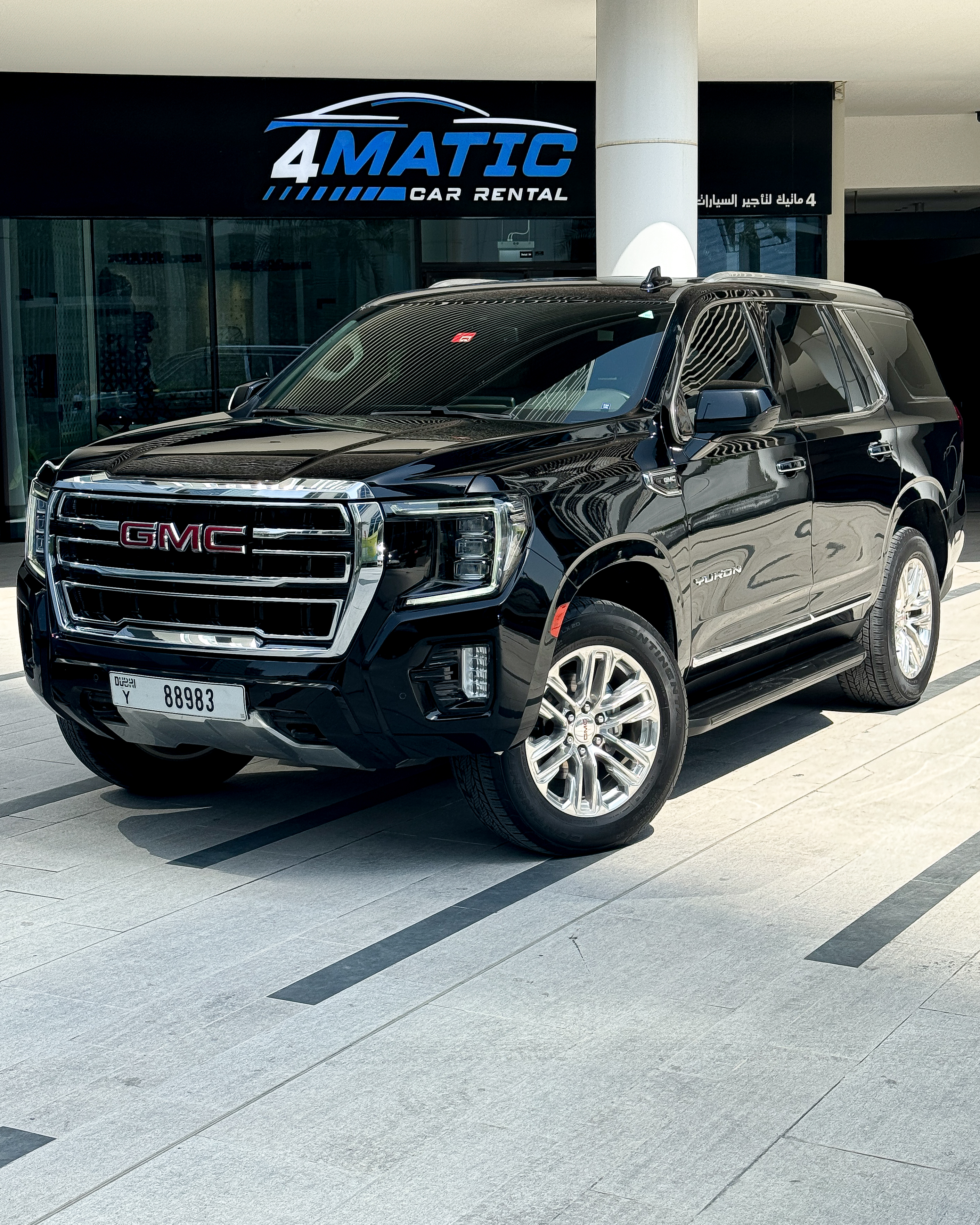 GMC Yukon Black 2022 2022 for rent in Dubai — thumbnail 1