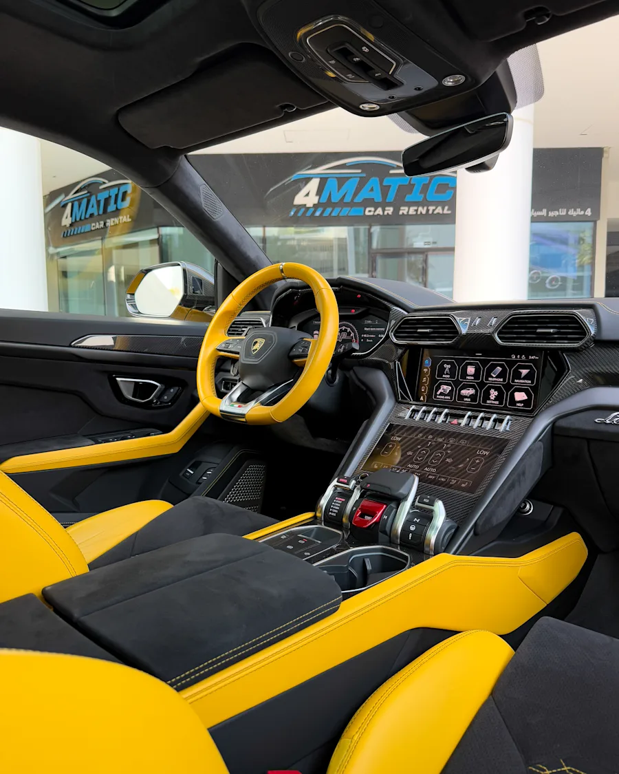 Lamborghini Urus Yellow 2021 2021 for rent in Dubai — photo 9 of 10