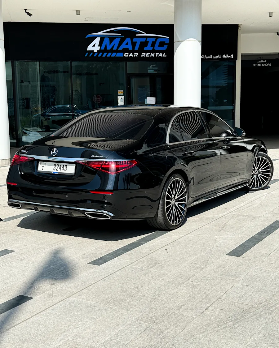 Mercedes S500 Black 2022 2022 for rent in Dubai — photo 2 of 12
