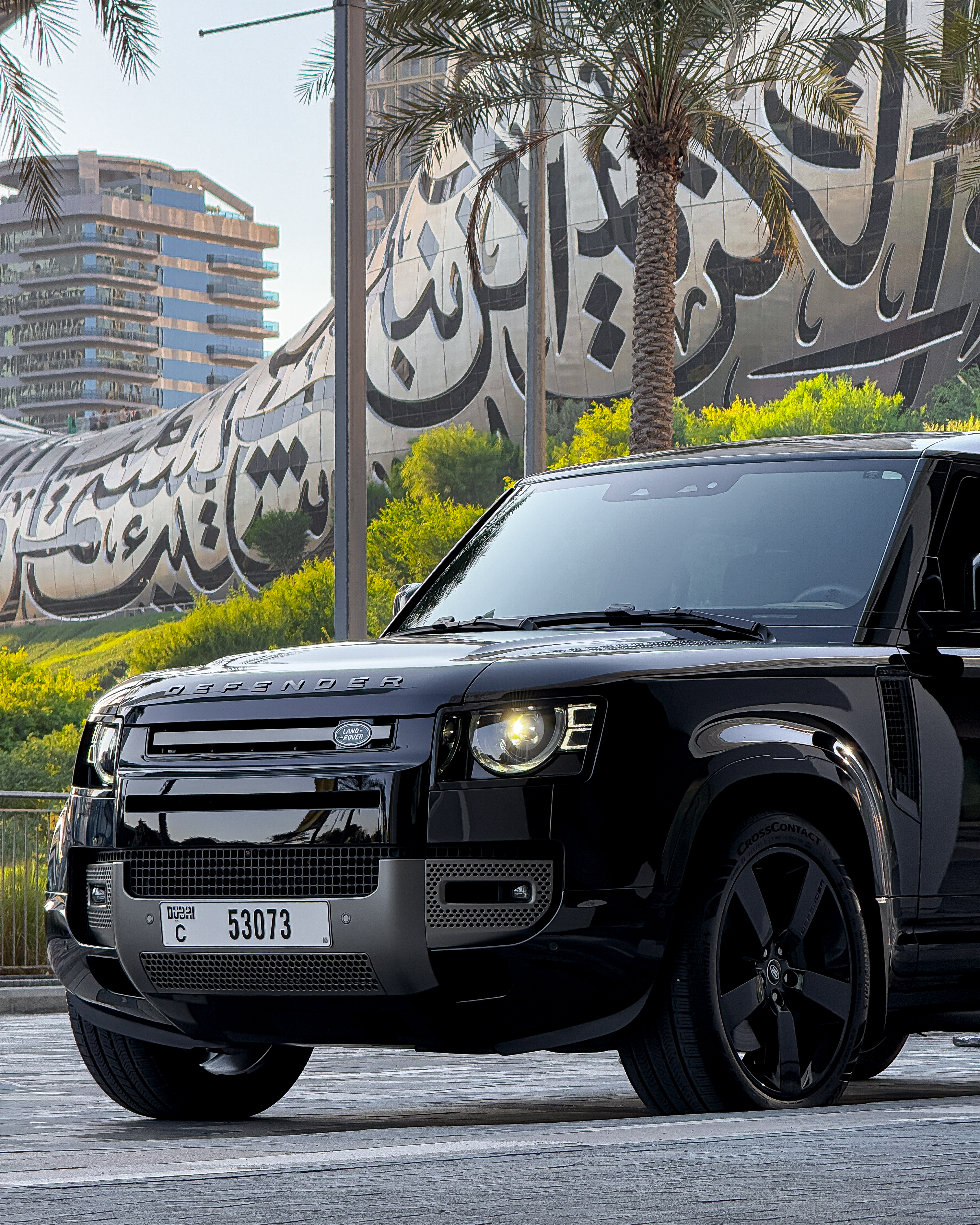 2025 Land Rover Defender Black 2025 for rent in Dubai — thumbnail 2