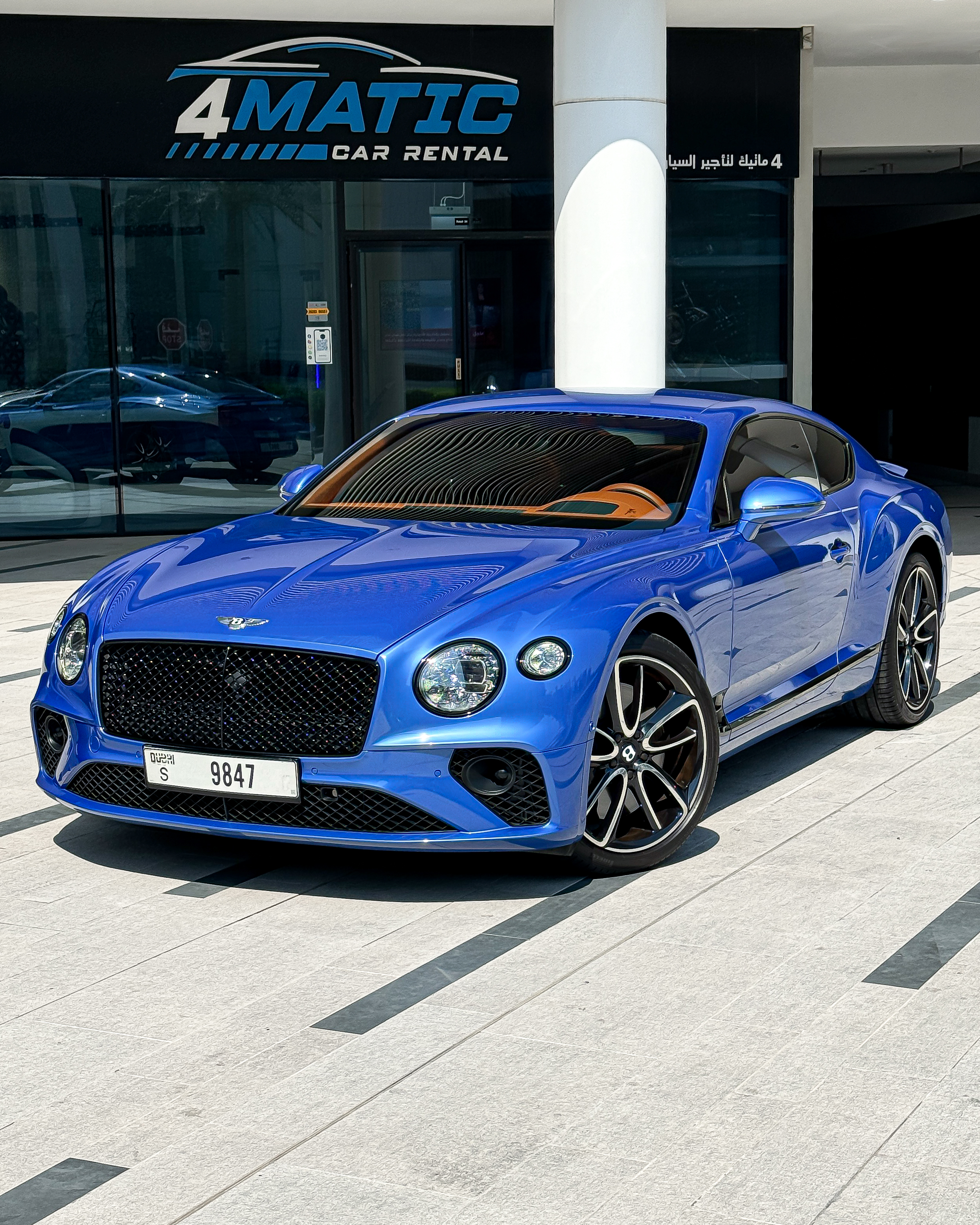 Bentley GT Blue 2022 2022 for rent in Dubai — thumbnail 1