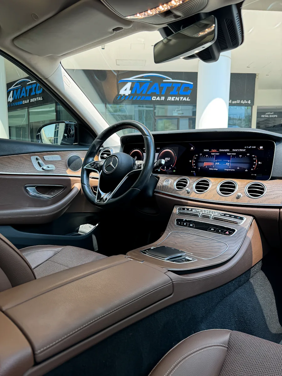 Mercedes E200 Black 2022 2022 for rent in Dubai โ photo 3 of 3