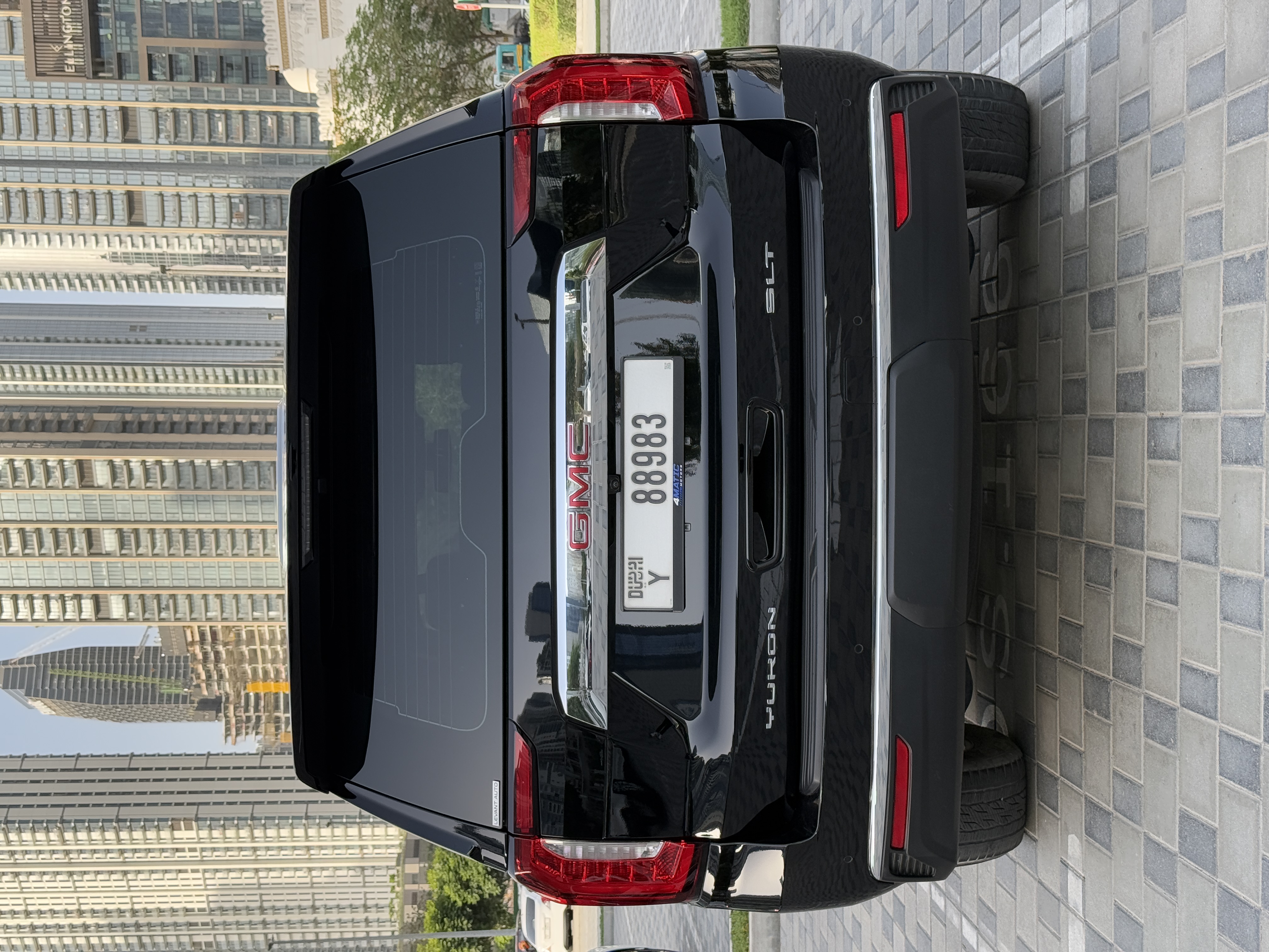 GMC Yukon Black 2022 2022 for rent in Dubai — thumbnail 3