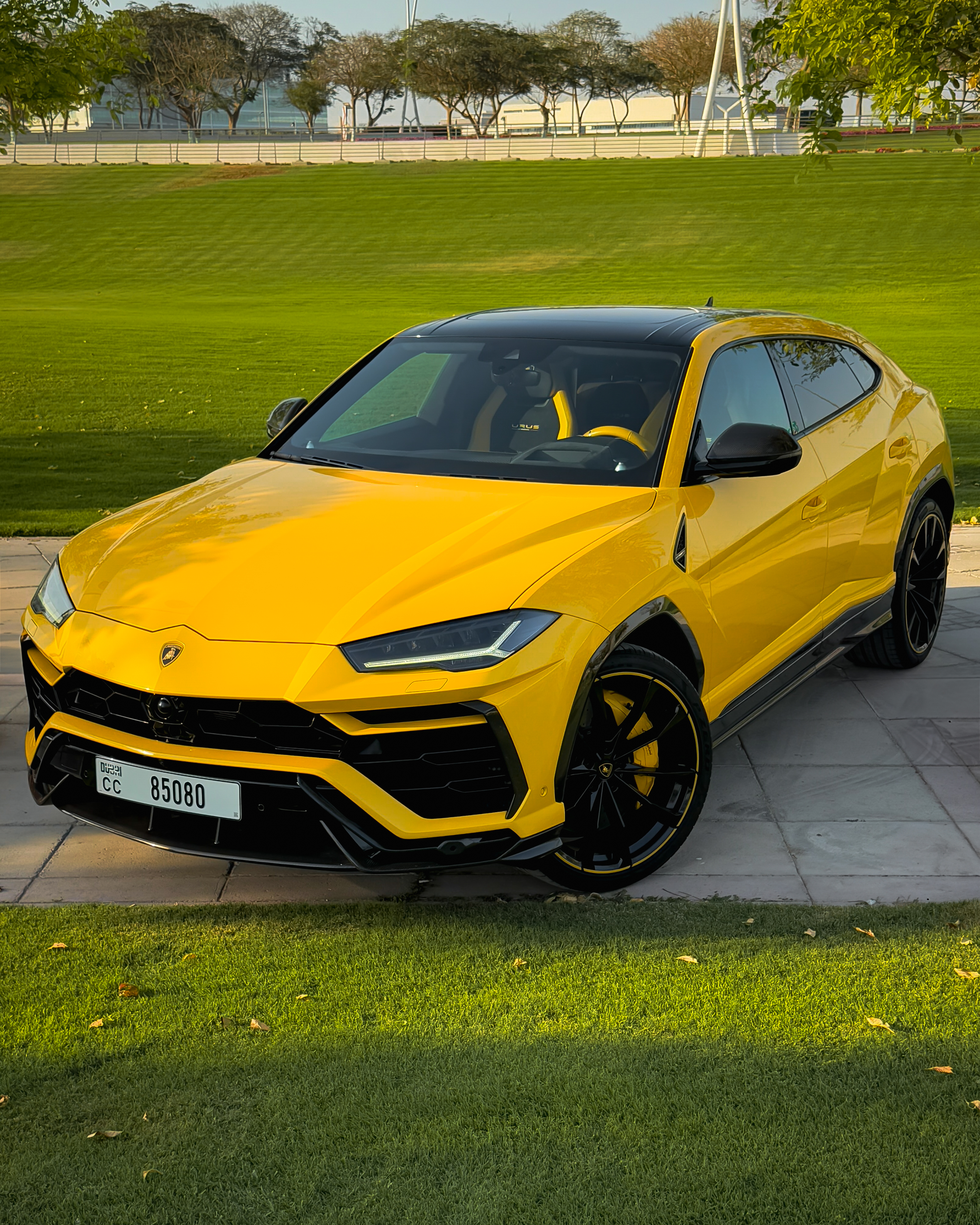 Lamborghini Urus Yellow 2021 2021 for rent in Dubai — thumbnail 6